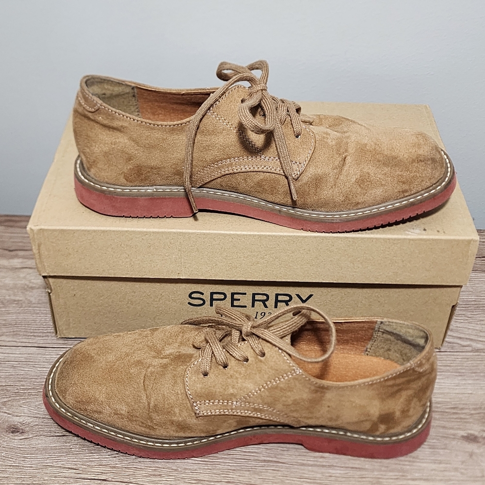 Kids Sperry Suede "Bucks" - Picture 5 of 8